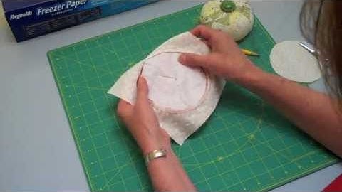 APPLIQUE-- Removing the Paper (#8 of 13 videos) - LearnHowToQuilt.com BEGINNER BASICS