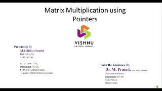 c program to convert decimal to binary and matrix multiplication using pointers