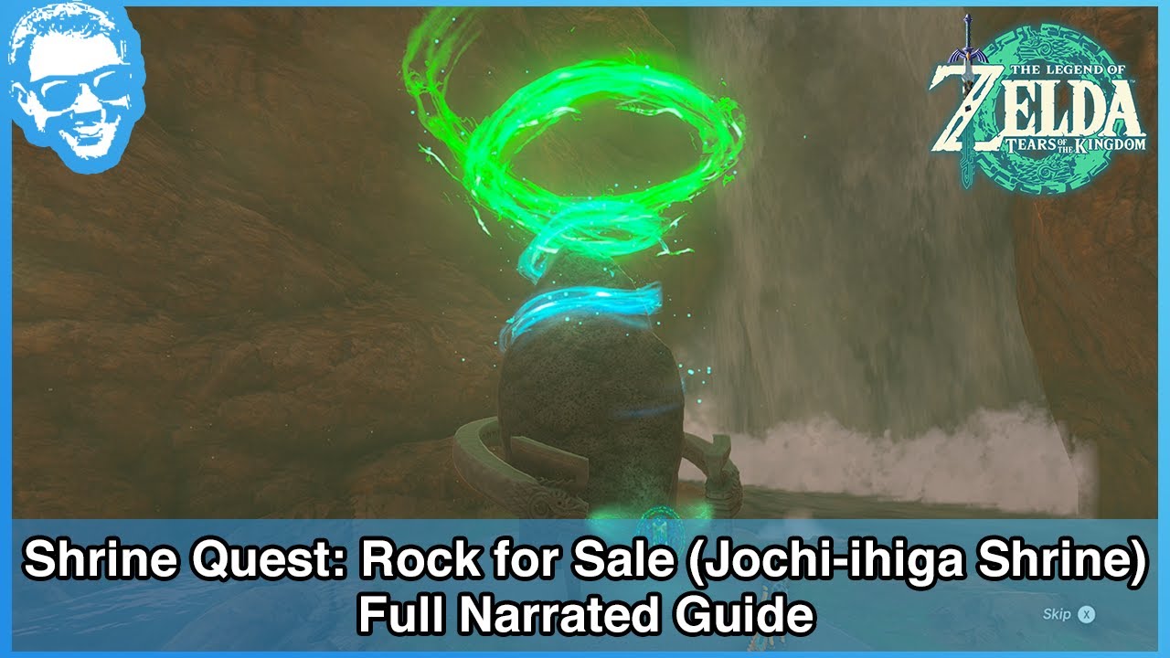 Shrine Quest: Rock for Sale (Jochi-ihiga Shrine) - Full Narrated Guide - Tears of the Kingdom