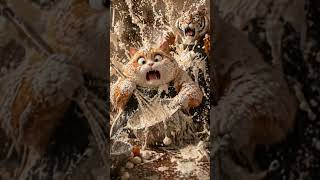 👉 When a Chubby Cat Tries Baking… Total Disaster! 🐱🍰 #chubbycat #funnycat #catvideo #catlover