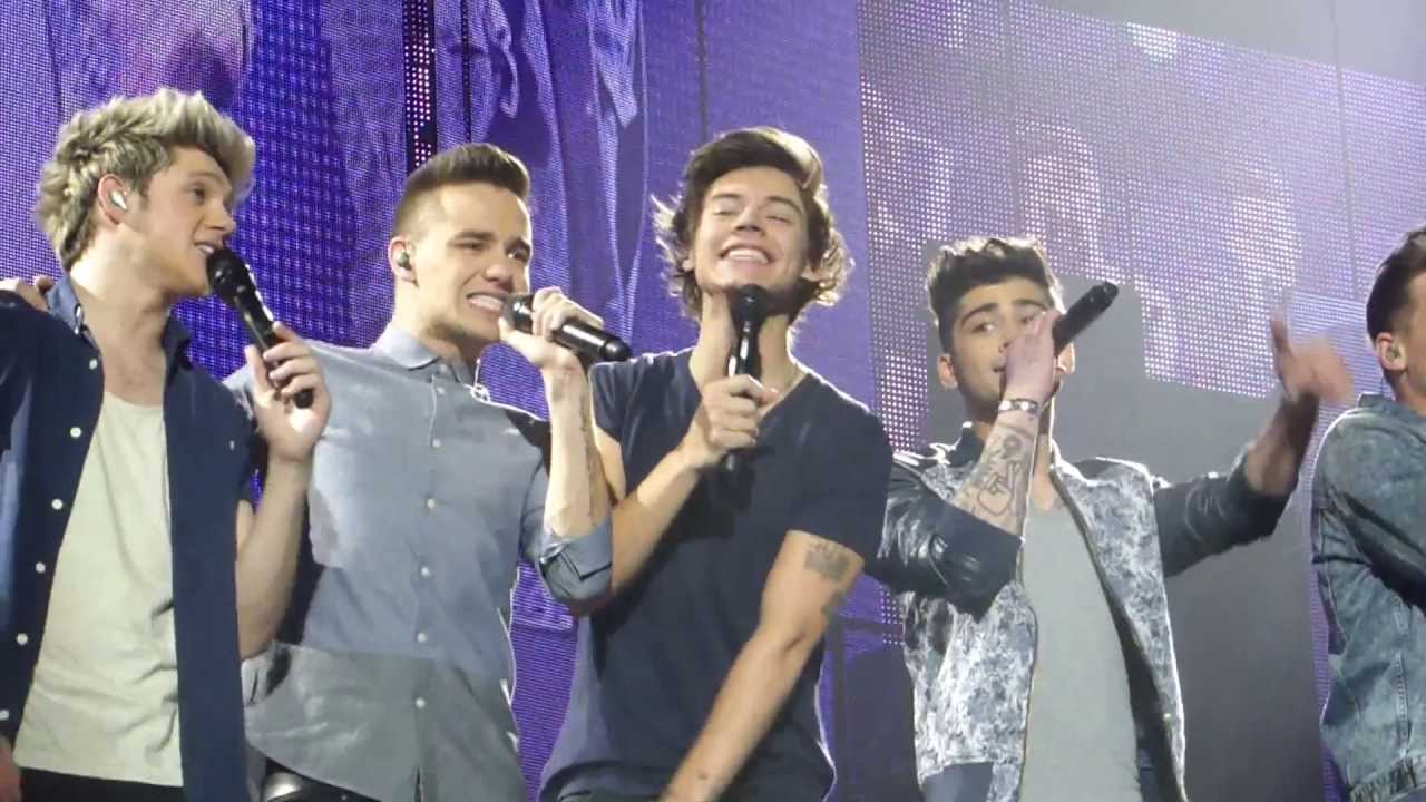 One Direction, Live While We're Young Live ,Take Me Home Tour, Front Row