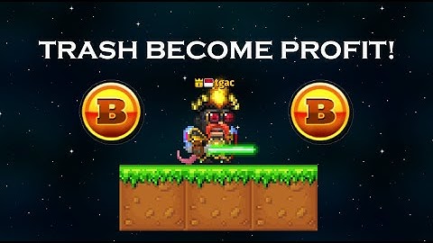 Trash become profit! | Recycle Event | Pixel Worlds