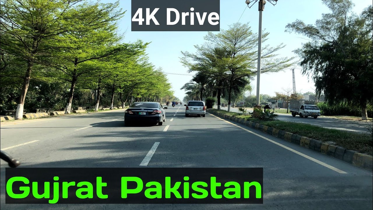 Pakistan Gafar Rd Gujrat City | Pakistan | Road Drive - YouTube