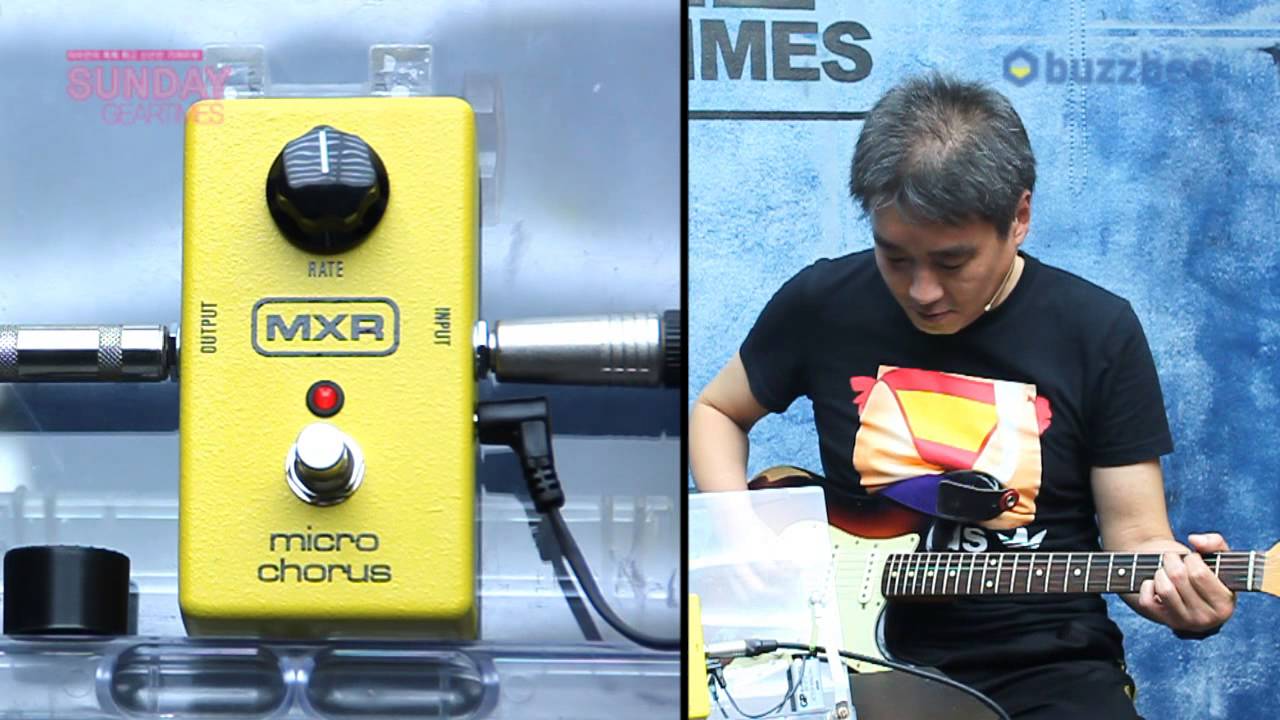 MXR 이펙터 Micro Chorus M148 - YouTube