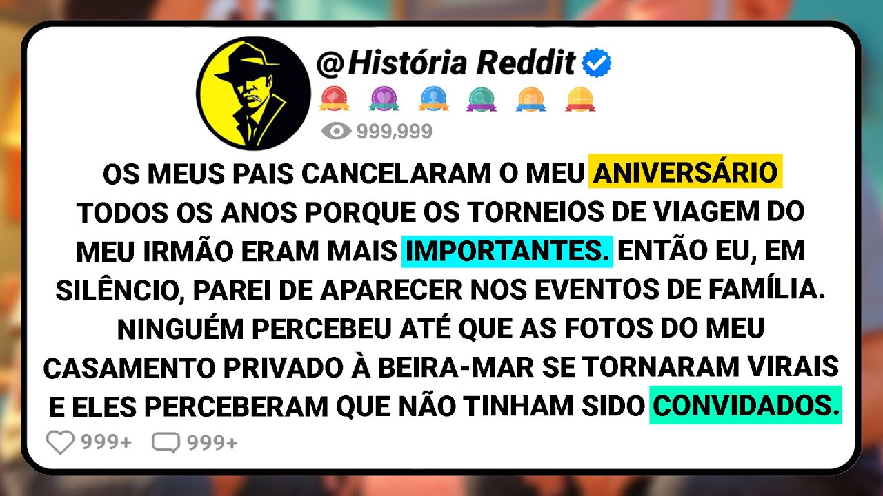 Os Meus Pais Cancelaram O Meu Aniversário Todos Os Anos Porque Os Torneios De Viagem Do Meu Irmão...