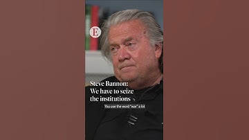 Steve Bannon: We moeten de instellingen overnemen