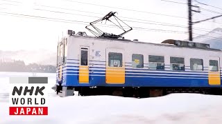 A Winter Wonderland in Fukui  Train Cruise