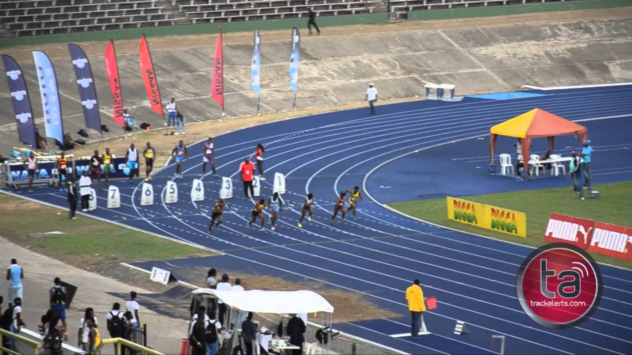 Jonielle Smith wins U20 girls 100m at Carifta Trials