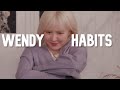 RED VELVET WENDY HABITS  레드벨벳  웬디