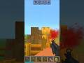 Shooting Zombies With Mp5 sub machine gun in Minecraft PE
