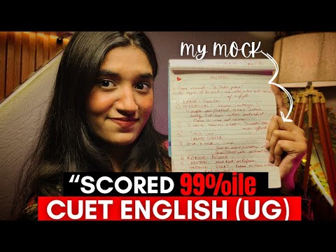 How I prepared for CUET ENGLISH👆🏻*My Real Experience*🔥|| CUET2026 by SRCC Student #cuet #english
