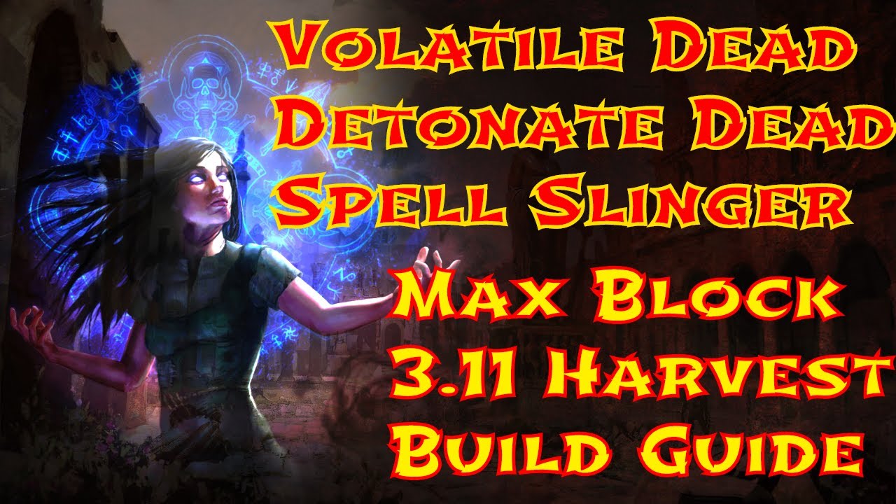 POE Witch build. Detonate dead poe 3.24