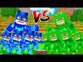 Exército de CLONES do Menino GATO Vs Exército de CLONES do LAGARTIXO no Minecraft