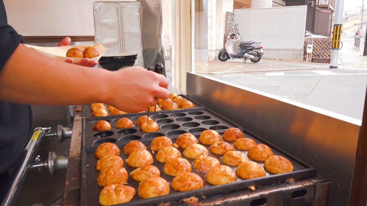 Загляните в ресторан Takoyaki, который, как известно, не очень вкусный! ИКЕХАН в Киото!