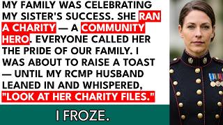 My RCMP Husband Whispered: "Look at Her Charity Files" — And My Sister Went Silent screenshot 1