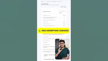 HRA Claim Changes in ITR 2025! #itr