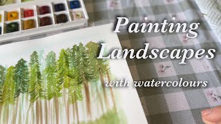 Scotland Diaries - Completing unfinished Paintings | Soft Music | ASMR | w/ subs screenshot 1