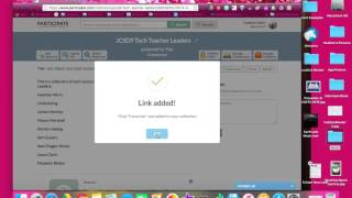 Adding your chat transcript to a collection on Participate Learning screenshot 5