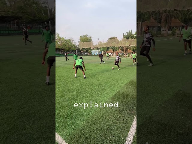 3 steps to perfect long passes: Vision 👁️, Space 📐, Speed ⚡️. #shorts #soccer #football