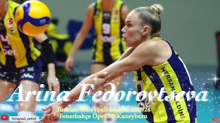 Arina Fedorovtseva │ Ace Queen │ Fenerbahçe Opet vs Kuzeyboru │Turkish Volleyball League 2023/24