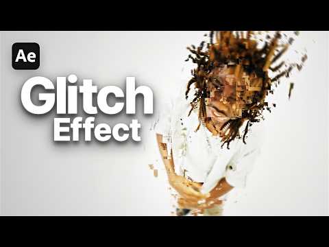 How to create Displacement GLITCH Effect (After Effects)