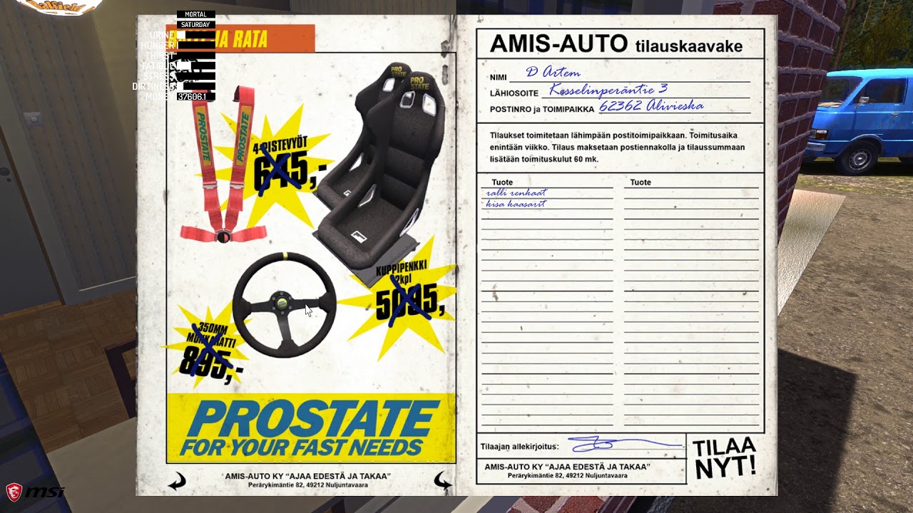 My Summer Car 004 Neue Teile bestellen My Summer Car Lets Play