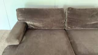 Macy’s Sectional w/ Storage Ottoman | Used Couches Philadelphia
