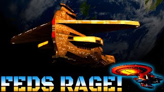 MIGHTY CARDY POWER! - 1 Cardassian Hutet Battleship VS 3 Europa Class - StarShip Battle