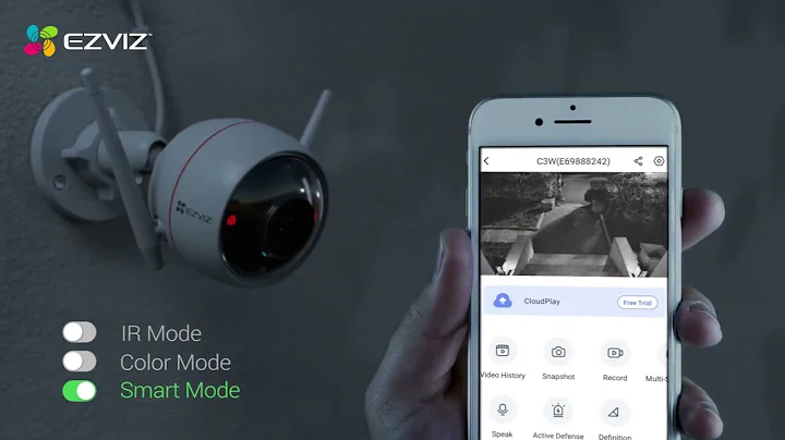 EZVIZ C3W Pro 4MP Outdoor Wi-Fi Camera | Full Colour Night Vision & AI Person Detection