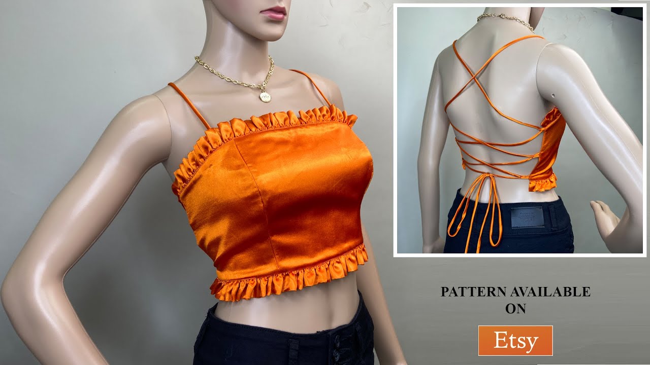 Crop Top / Bustier Free PDF Sewing Pattern • Make it Yours