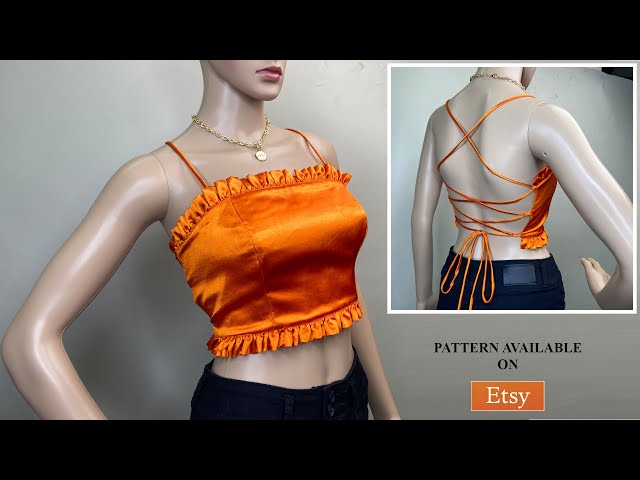 Crop Top / Bustier Free PDF Sewing Pattern • Make it Yours