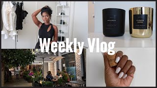 Weekly Vlog | nail salon visit , new items I got & grwm