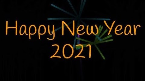 Scratch Tutorial | Happy New Year 2021 | How to make a Happy New Year game in scratch