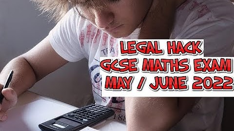 𝐇𝐨𝐰 𝐭𝐨 𝐋𝐞𝐠𝐚𝐥𝐥𝐲 𝐇𝐚𝐜𝐤 𝐚 𝐆𝐂𝐒𝐄 𝐌𝐚𝐭𝐡𝐬 𝐄𝐱𝐚𝐦 𝐏𝐚𝐩𝐞𝐫 𝐰𝐢𝐭𝐡 𝐚 𝐂𝐚𝐥𝐜𝐮𝐥𝐚𝐭𝐨𝐫!!! Get Grade 7/8/9 in June 2025