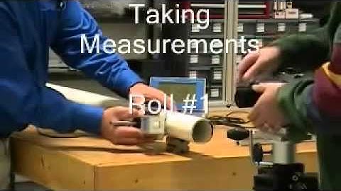 Checking Roll Parallelism using the Microgage Laser