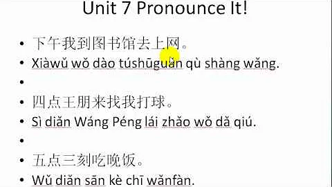 Integrated Chinese Level 1 Part 1 Lesson 8 Dialogu...