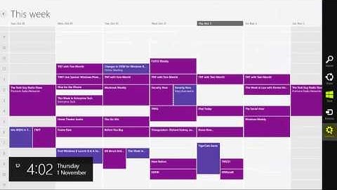 Add Accounts to Win8 Calendar App