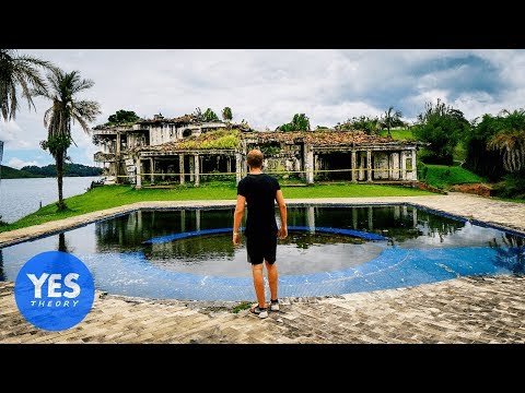 Abandoned $10,000,000 Mansion of Pablo Escobar (paint balled inside!)