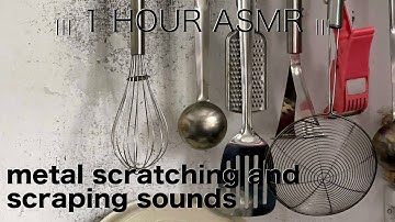 Metal Scratching and Scraping sounds || 1 hour ASMR ||
