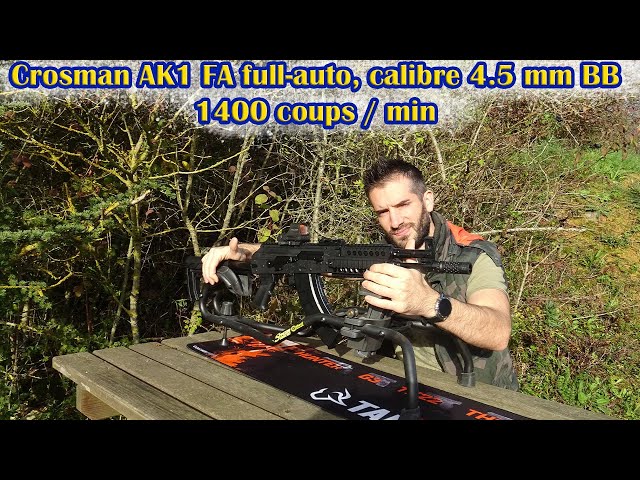 Carabine Bille Acier Crosman AK1 Full Auto