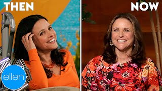 Information Then and Now: Julia Louis-Dreyfus' First & Last Appearances on The Ellen Show News