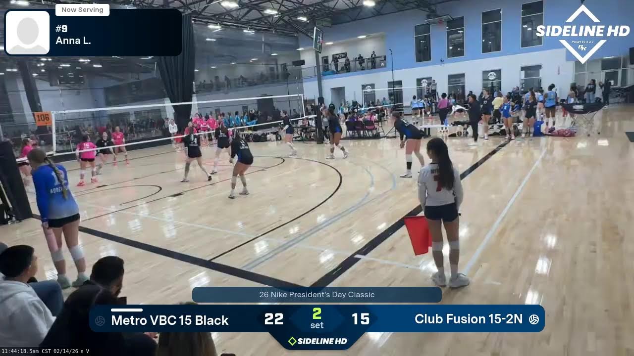 Club Fusion 15-2N vs. Metro VBC 15 Black (2026.02.14)