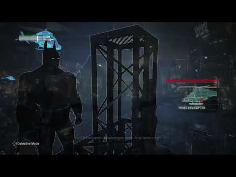 Batman Arkham City | Scan the TYGER helicopter to locate the Master Control Program | Main story