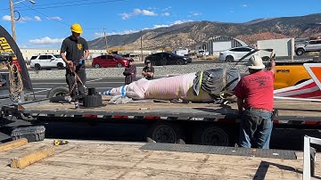 RCS celebrates legacy of propulsion with installation of 30-foot model rocket replica in Cedar City