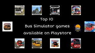 Top 10 Bus Simulator Games|Android|Bus Simulation Gaming screenshot 5
