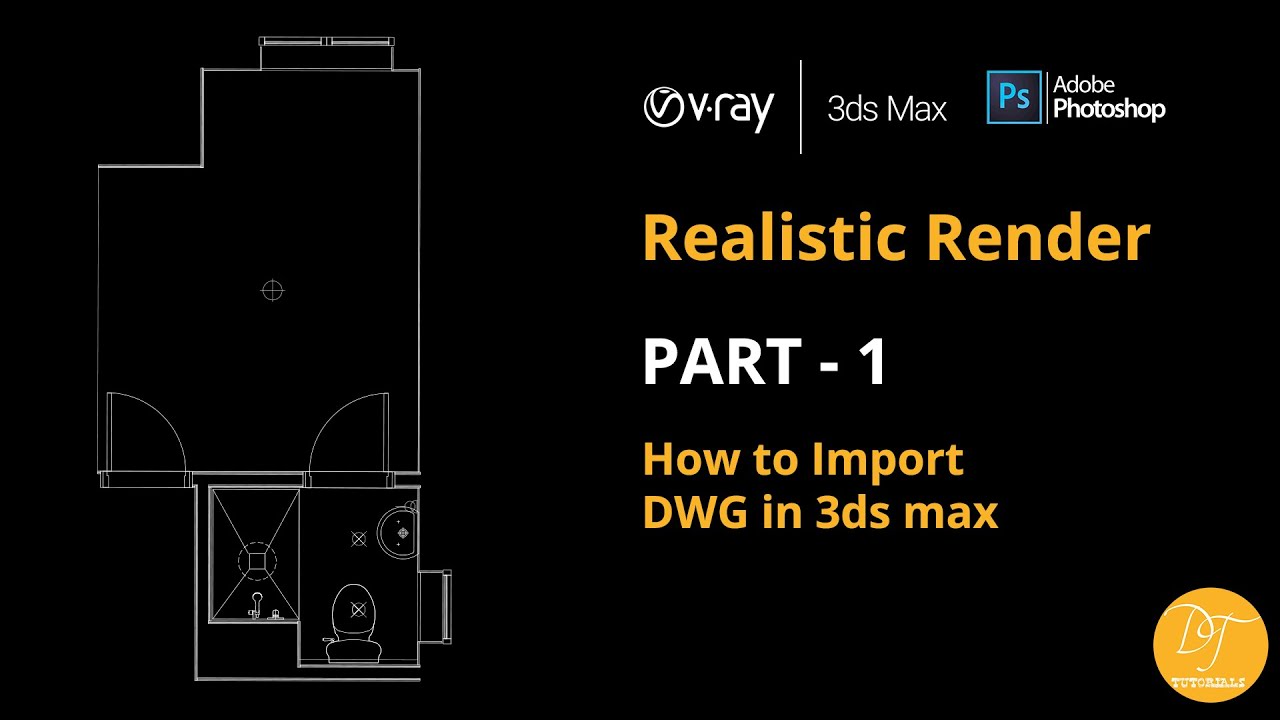 Part - 1 How to Import DWG in 3ds Max - YouTube