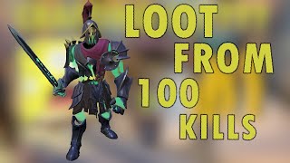 Loot From 100 Hermod, the Spirit of War - Money Making Series #runescape #2023