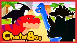 TRex, Brachiosaurus and WHAT ELSE? | Dinosaur songs compilation | dino | Kids song | #Cheetahboo