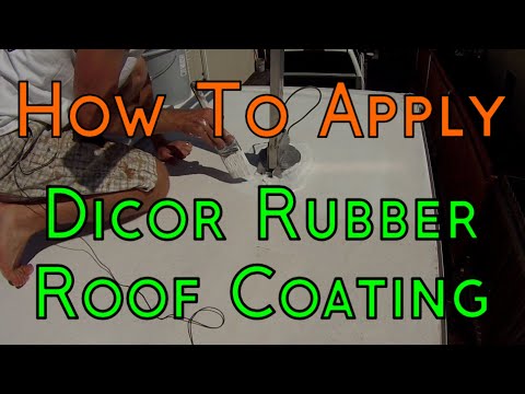 How To Apply Dicor EPDM Rubber Roofing Coating System On Your RV/Camper