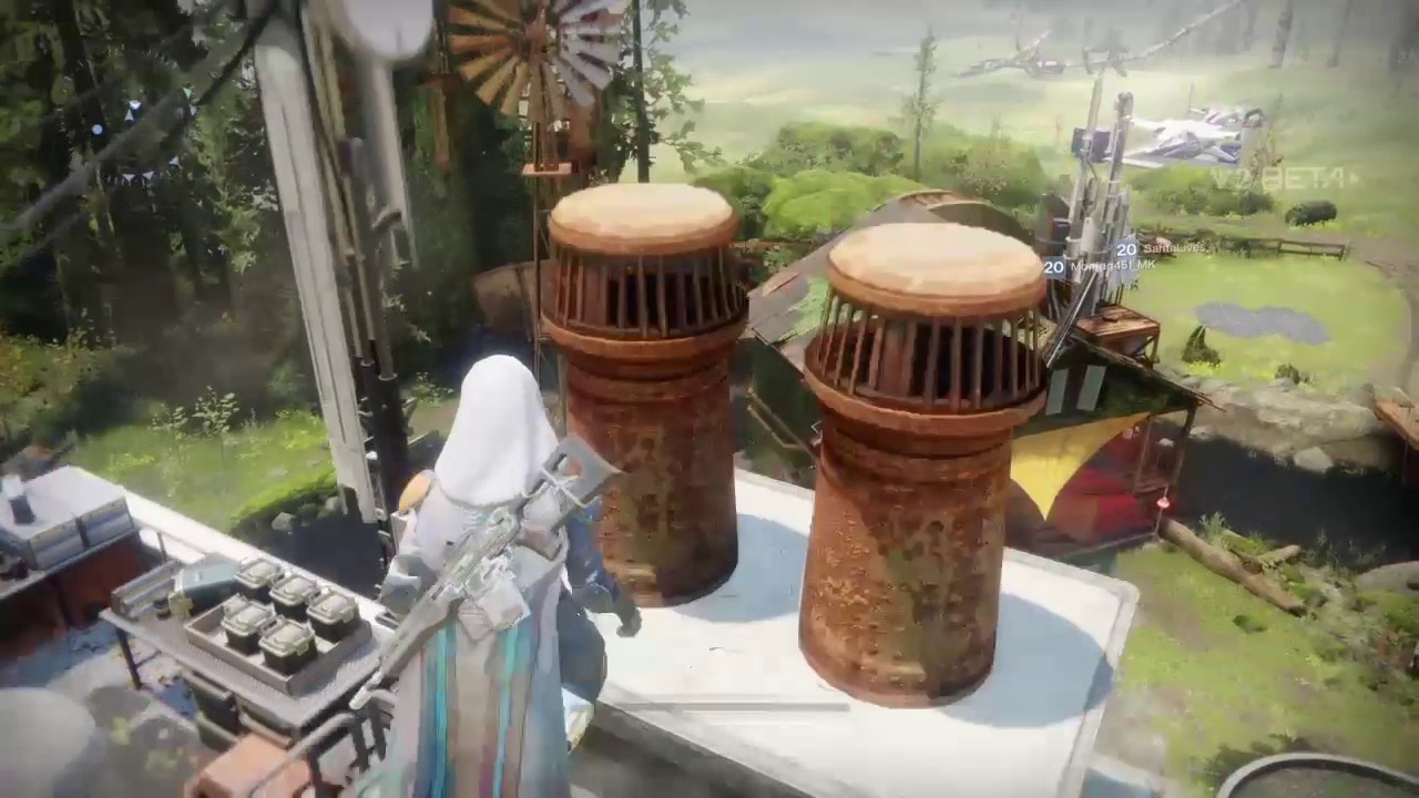 Destiny 2 Beta: The Farm Social Space! Amazing Views